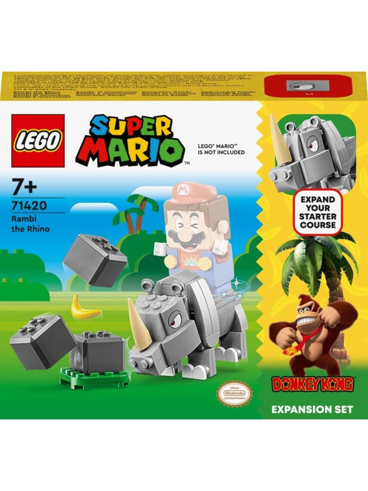 LEGO Super Mario Rambi das Rhino in Mehrfarbig ab 7 Jahre günstig kaufen onesize