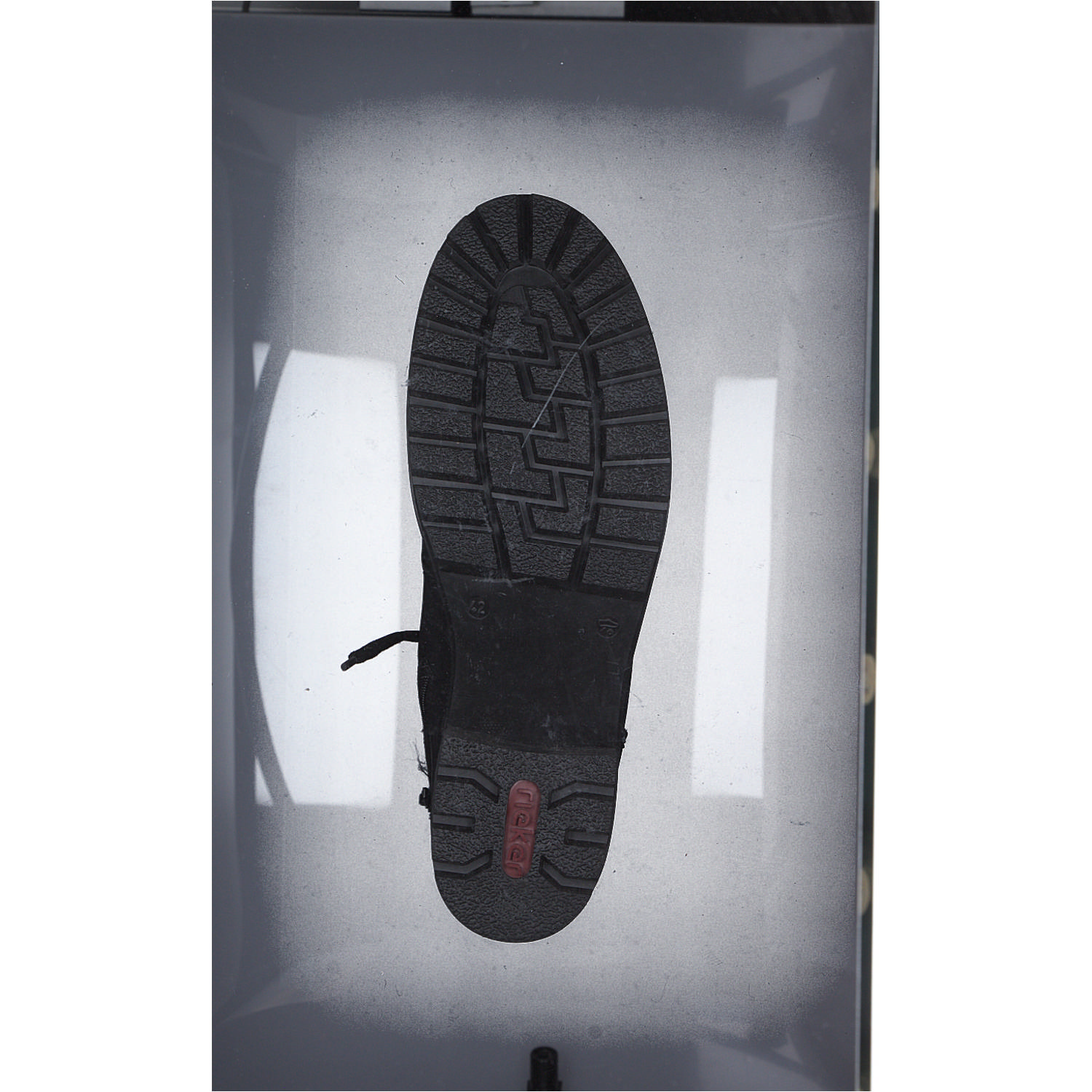 Rieker Y8610, Schnürstiefel, Damen, schwarz/schwarz
