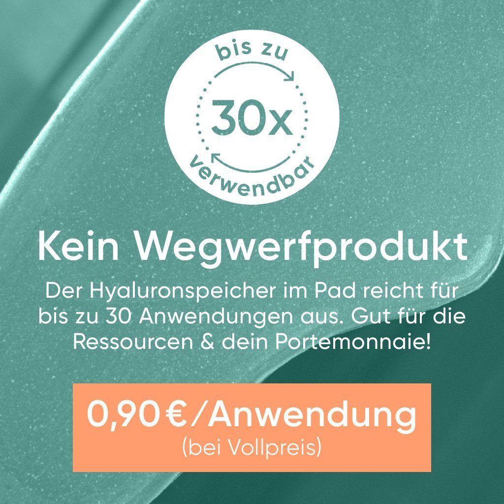 APRICOT Beauty Gesichtsmaske APRICOT Silikon Stirn Pad mit Hyaluron gegen Stirnfalten, Zornesfalten, Wiederverwendbar