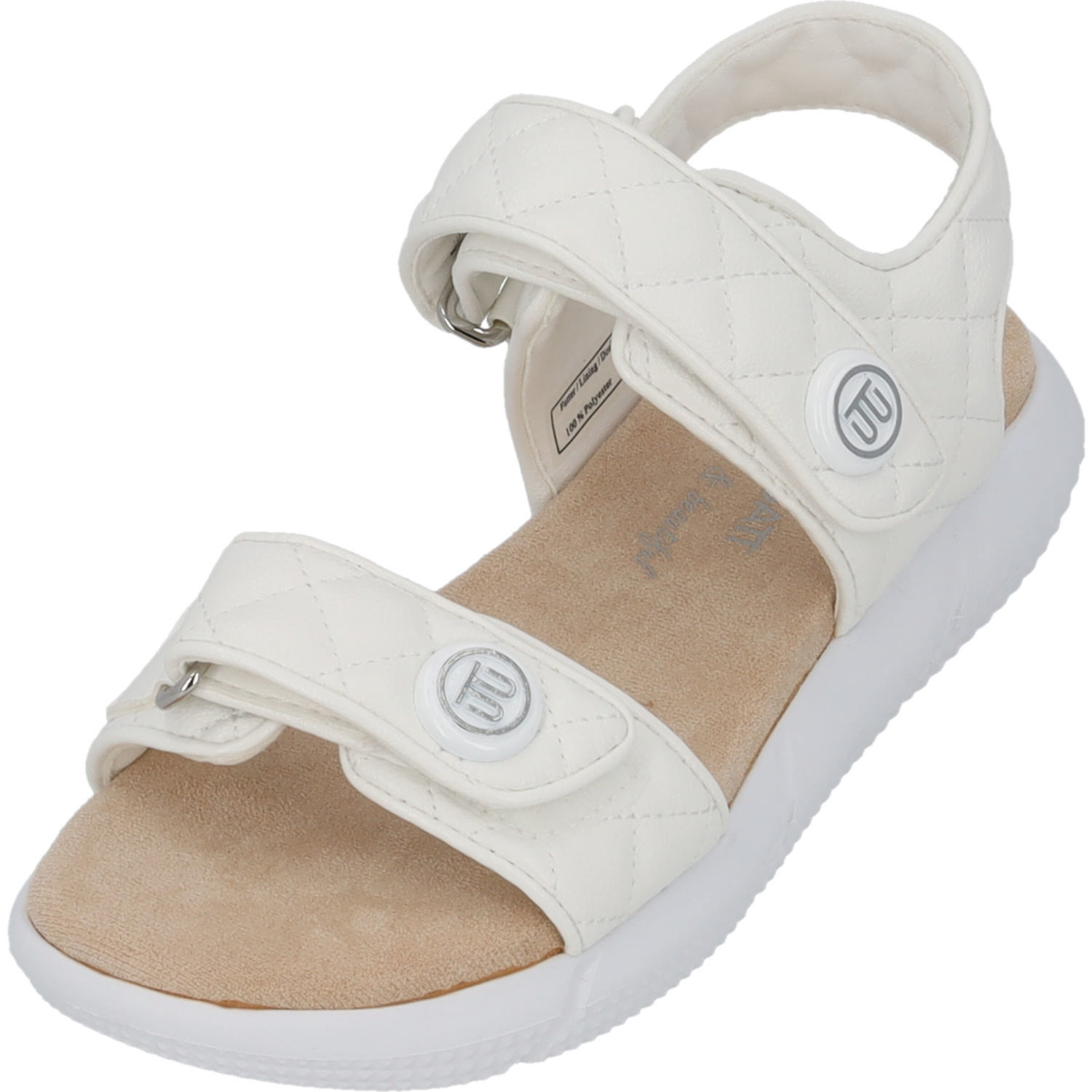 Bagatt Jersey A7886, Keilsandaletten, Damen, white