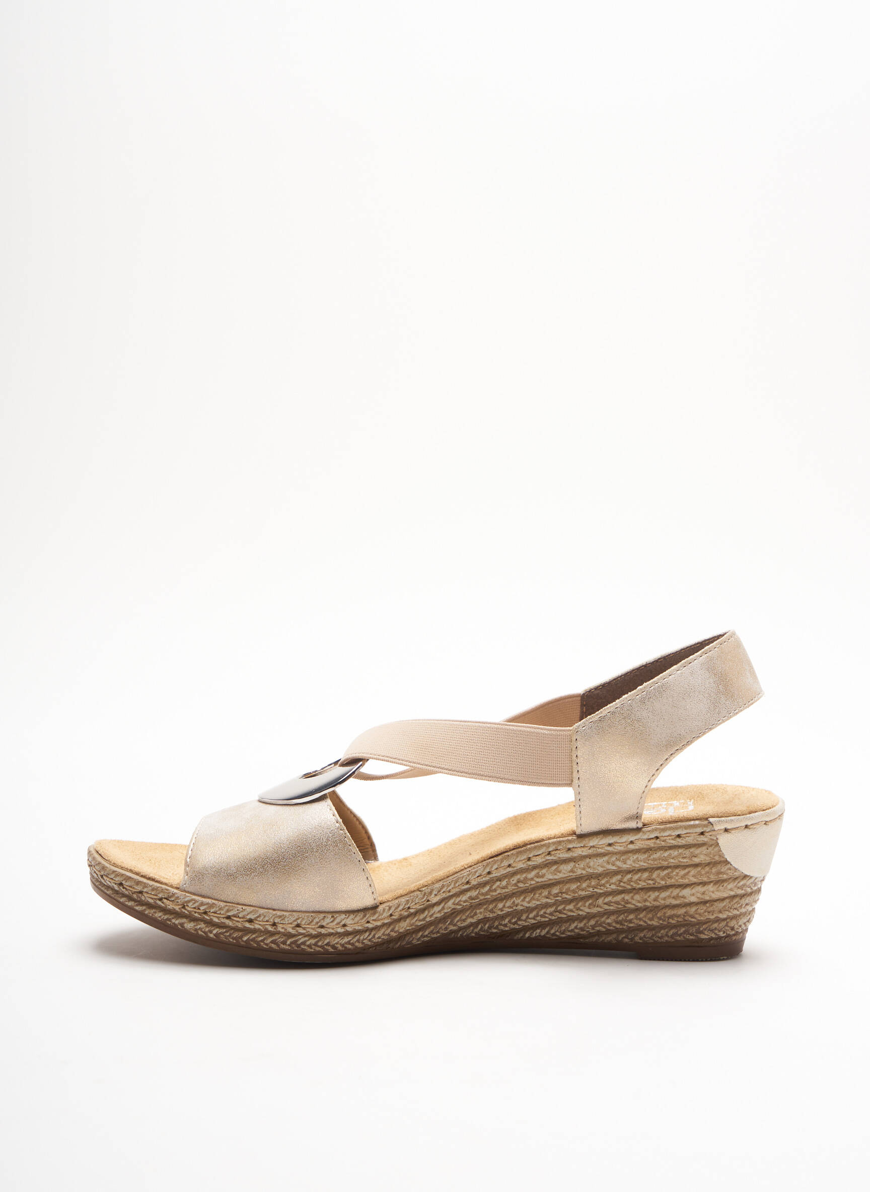 Rieker Sandales Nu Pieds Femme couleur beige