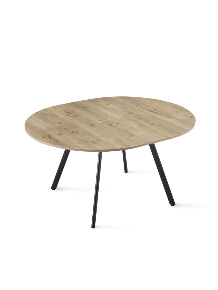 B&D Home Ausziehstisch TILL in Sandeiche - (B)120-150 x (H)76 x (T)120 cm günstig kaufen onesize