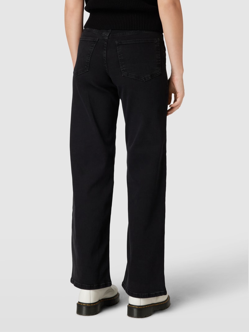 Bootcut Jeans im 5-Pocket-Design Modell 'MADISON BLUSH' in schwarz