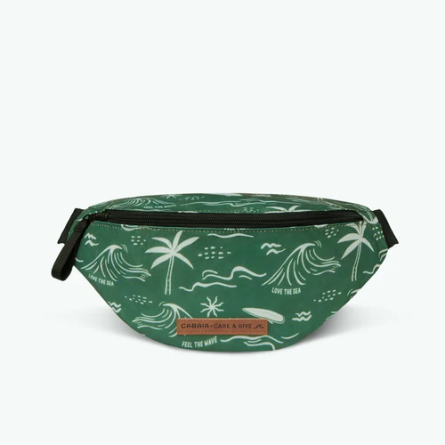 Small Cabourg green fanny pack