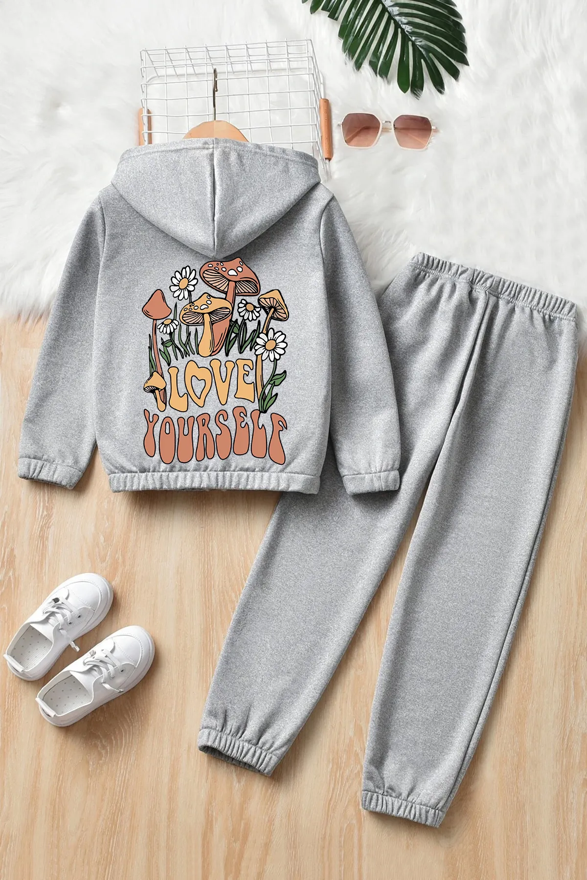 uyguntarz  Sport-Sweatsuit Set - Grau - Relaxed Fit