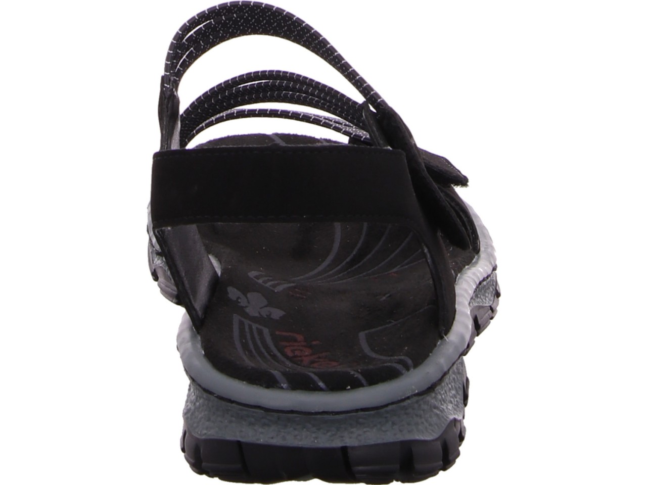 RIEKER Klassische Sandalen schwarz FSK Damen Sandalen