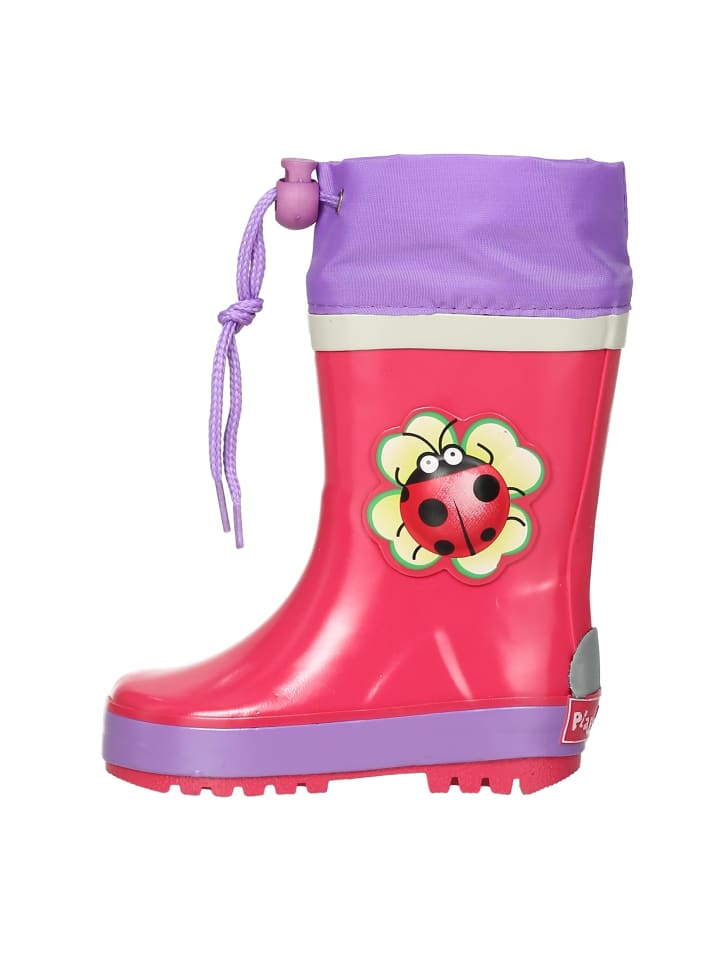 Playshoes Gummistiefel Glückskäfer in Pink günstig kaufen