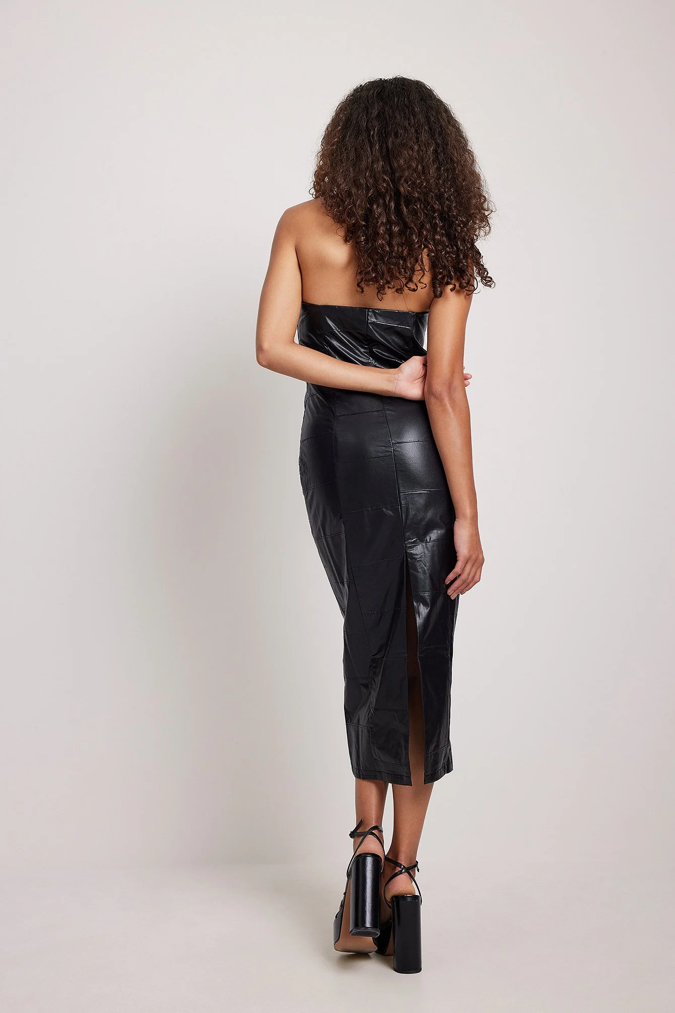 PU midikleid