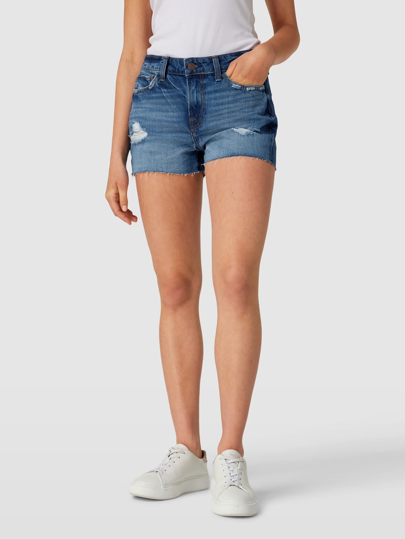 Jeansshorts im Destroyed-Look Modell 'HOLA' in bleu