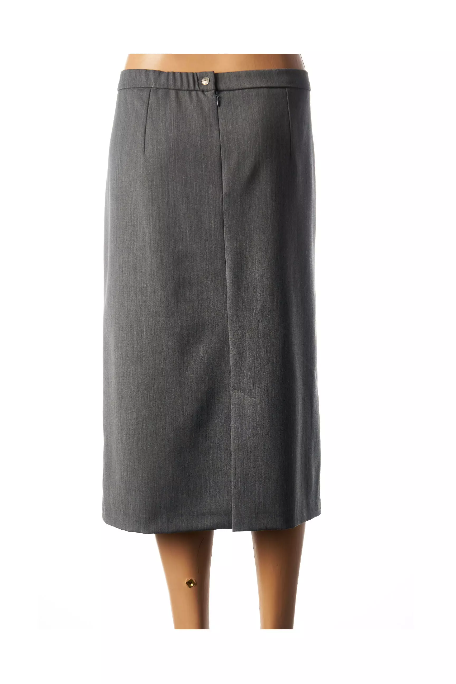 Gevana Jupes Mi Longues Femme couleur gris