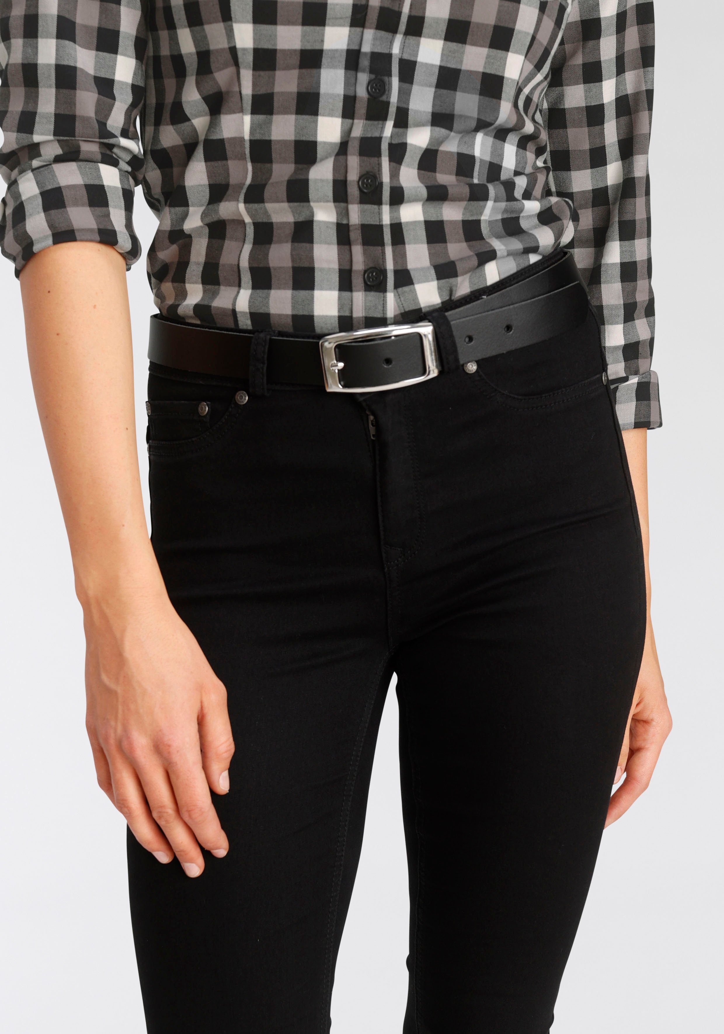 Arizona Bootcut-Jeans Ultra Stretch High Waist mit Shapingnähten