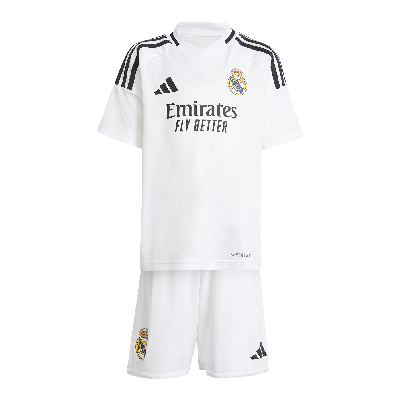 adidas Real Madrid Minikit Home 2024/2025 Kids Weiss