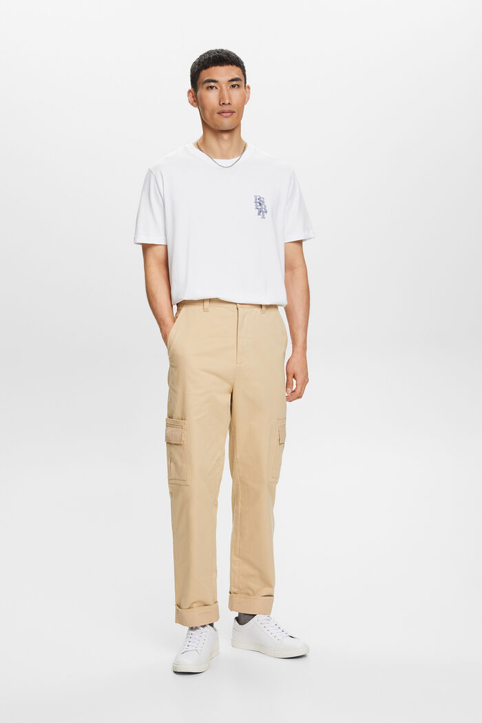 Cargohose mit Umschlagsaum