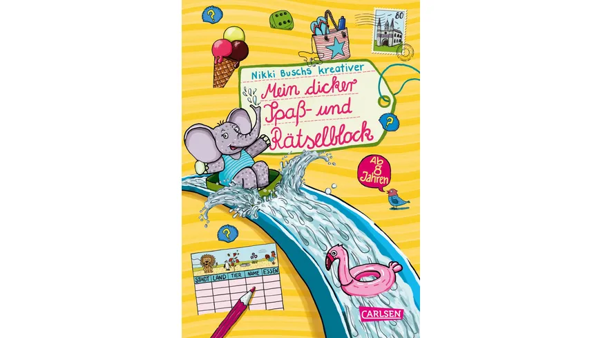 Mein dicker Spaß- und Rätselblock