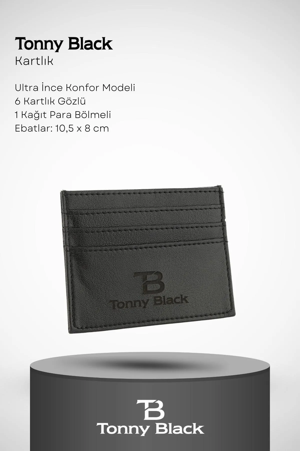 Tonny Black  Originales 3-teiliges Herren-Set in besonderer Geschenkbox, luxuriöses Geschenk für den Bräutigam, stilvoller Ledergürtel, Geldbörse und Kartenhalter