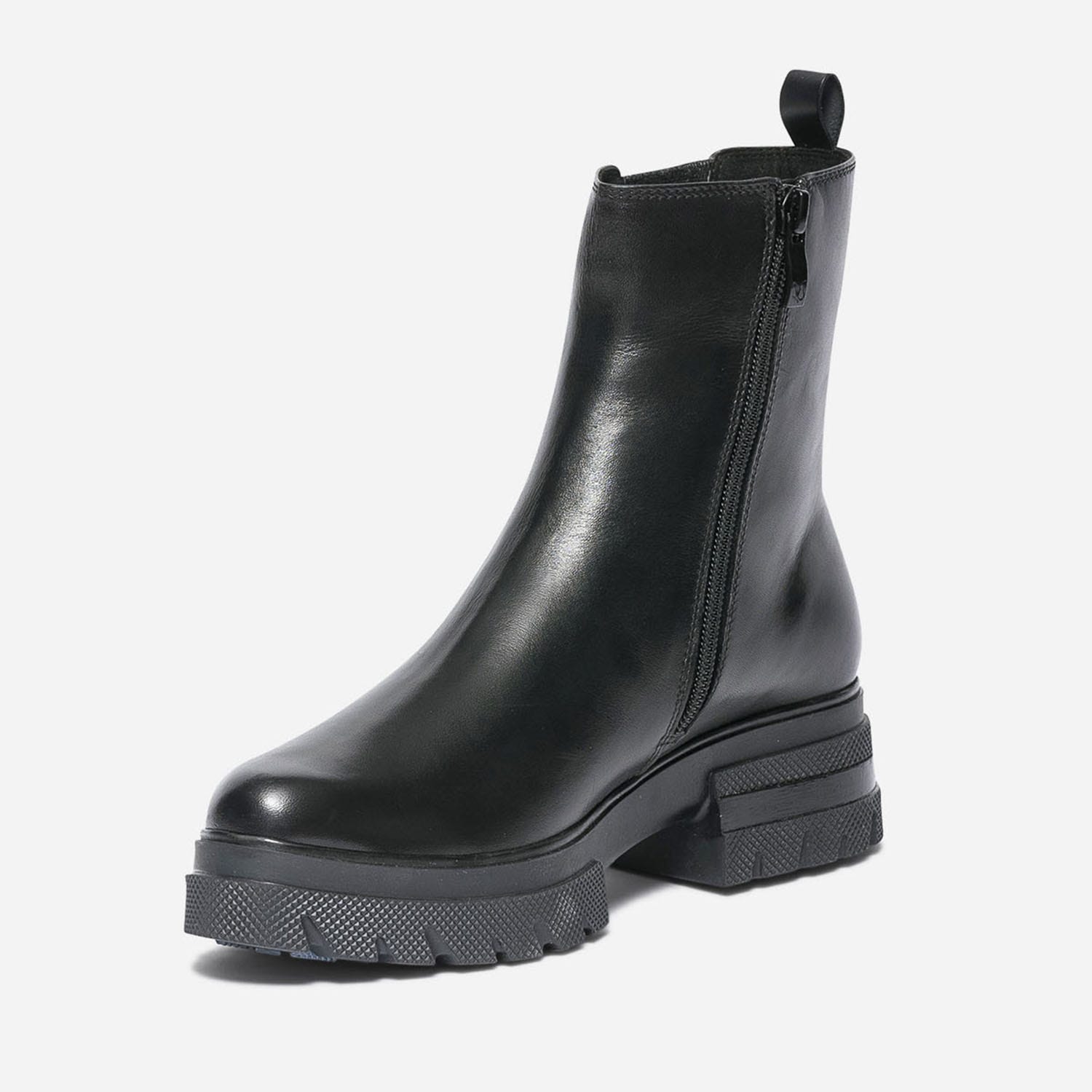 Chelsea boots CAPRICE noir en cuir lisse
