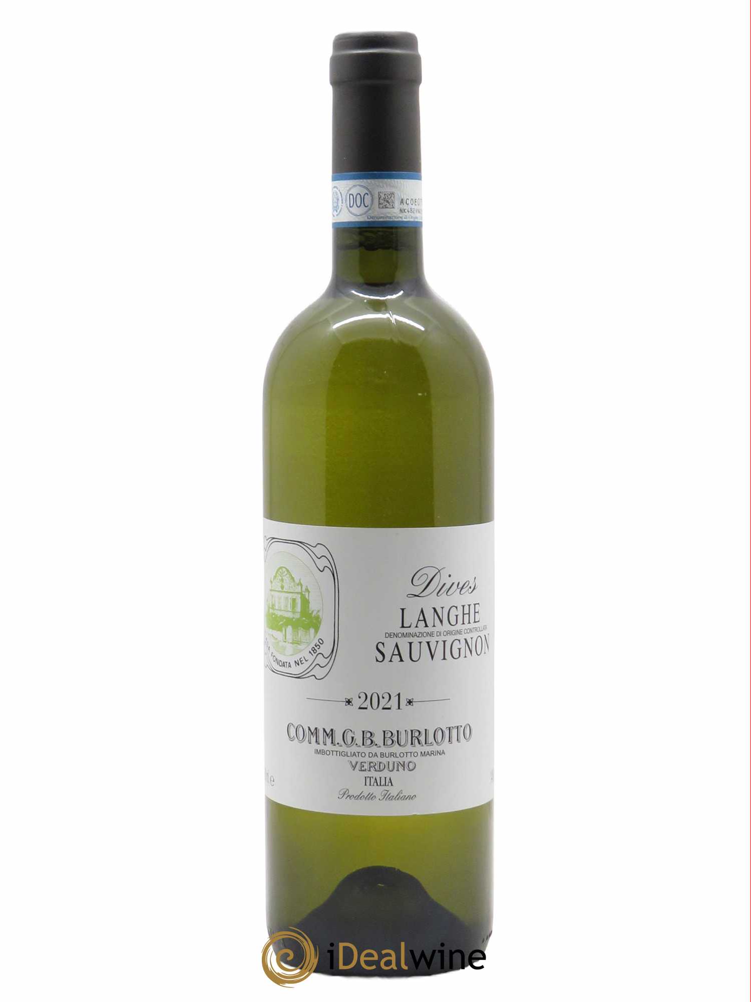 Langhe DOC Dives Sauvignon Comm. Giovan Battista Burlotto  2021 - Lot de 1 Bouteille