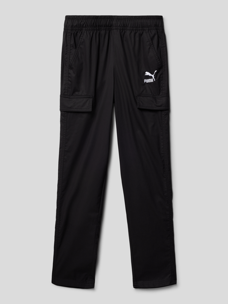 Sweatpants mit Pattentaschen Modell 'CLASSICS Woven Pants' in schwarz
