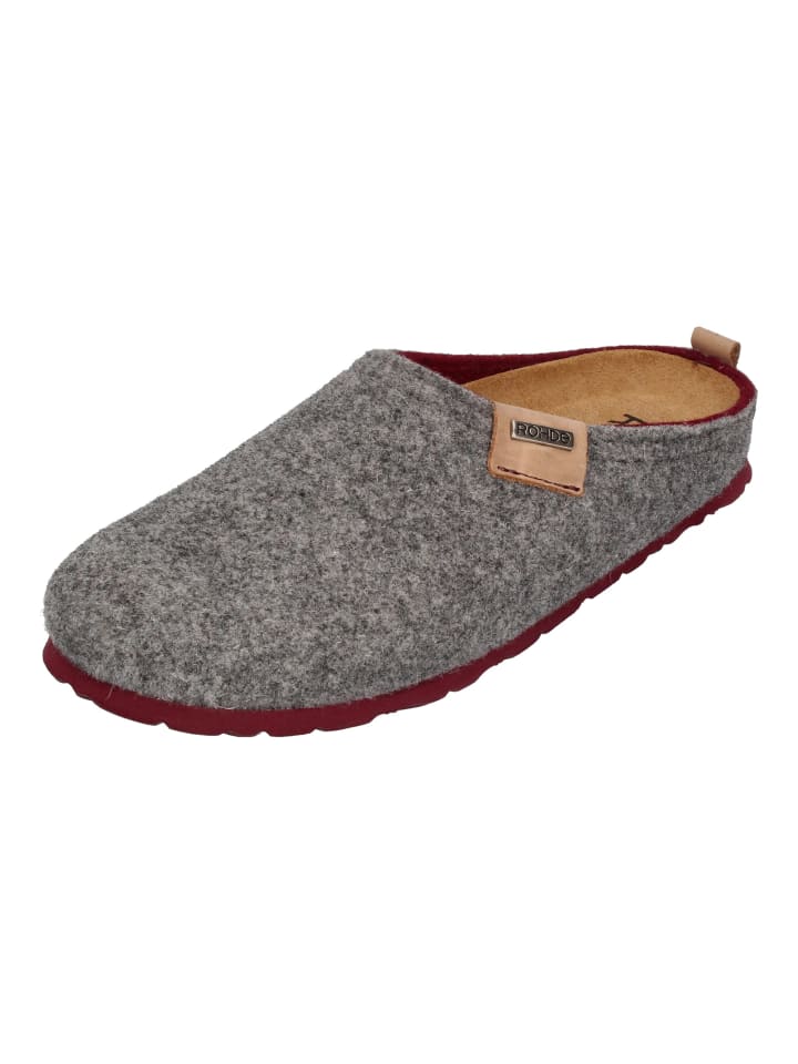 ROHDE Hausschuhe NAPOLI 6800-80 in grau günstig kaufen 37