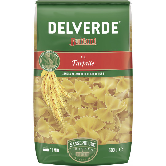 Delverde Nudeln Farfalle 500G