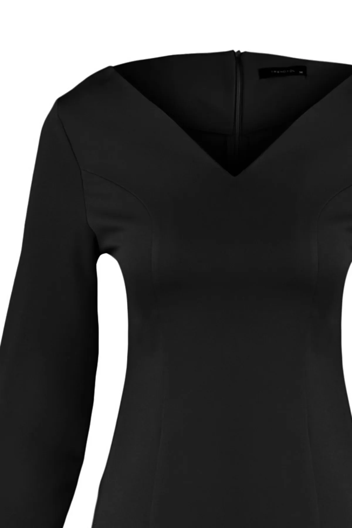 Trendyol Collection  Schwarzes, figurbetontes Minikleid aus Webstoff TWOAW23EL01499