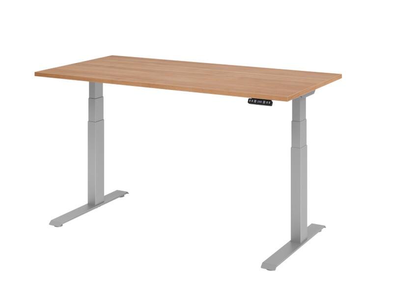 Hammerbacher Steh-Sitz-Schreibtisch VXDKB16/N/S Walnuss 1600 x 800 mm