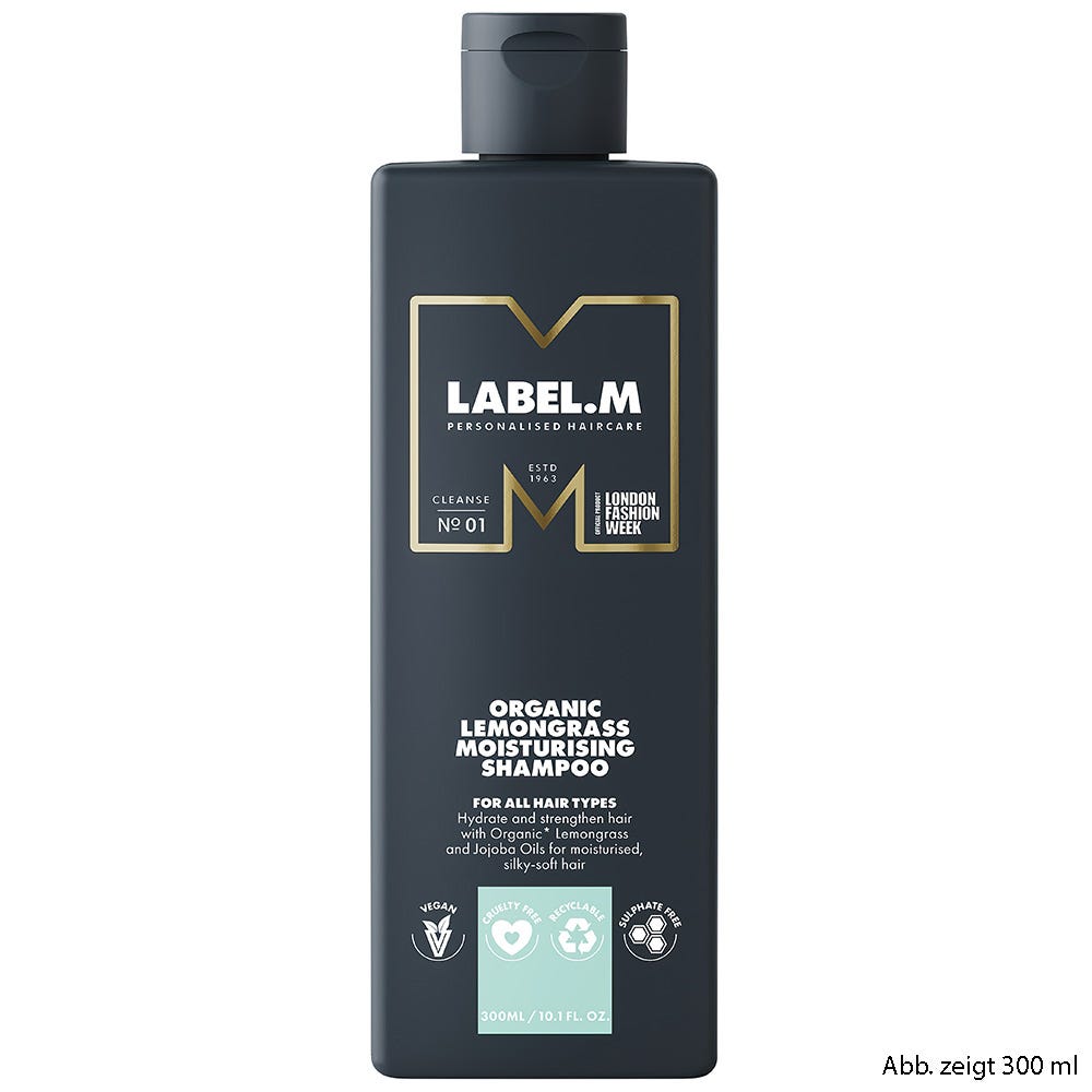 label.m Organic Lemongrass Moisturising Shampoo 1000 ml