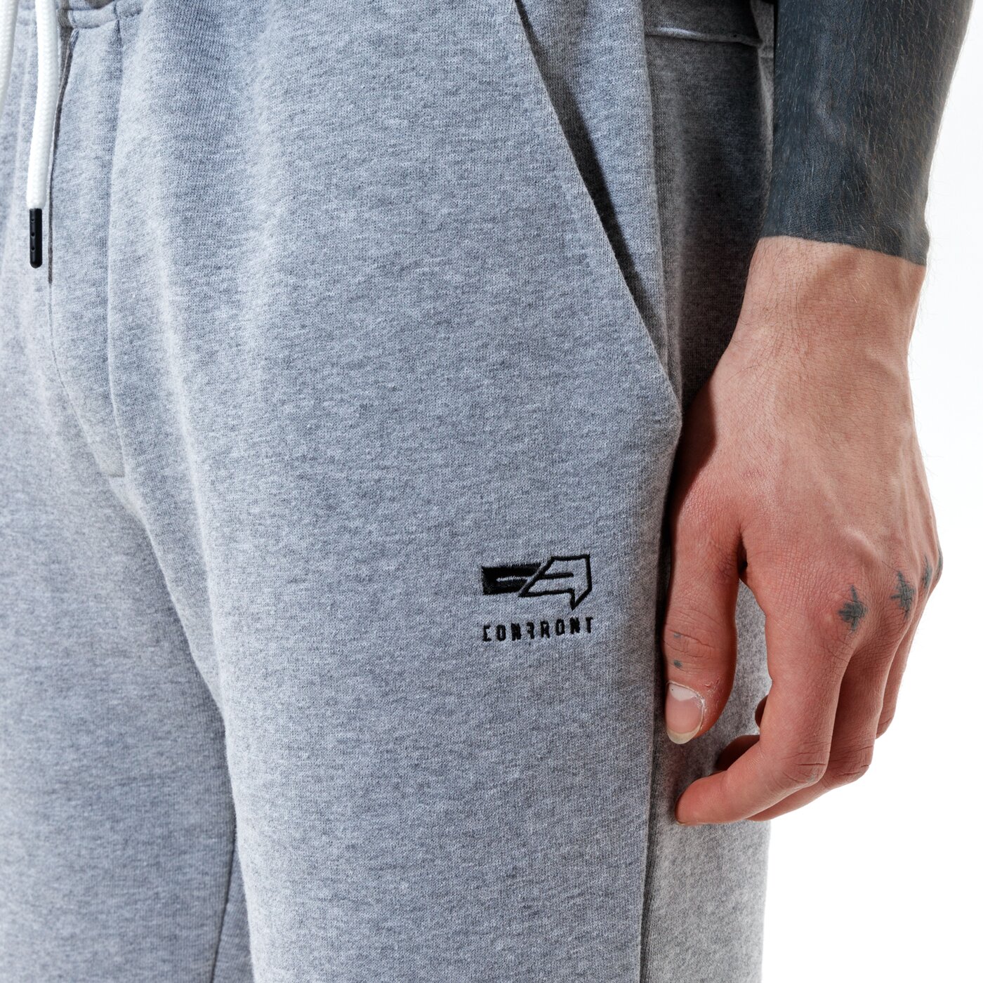 CONFRONT SHORTS BASIC SHORTS GRY Grau