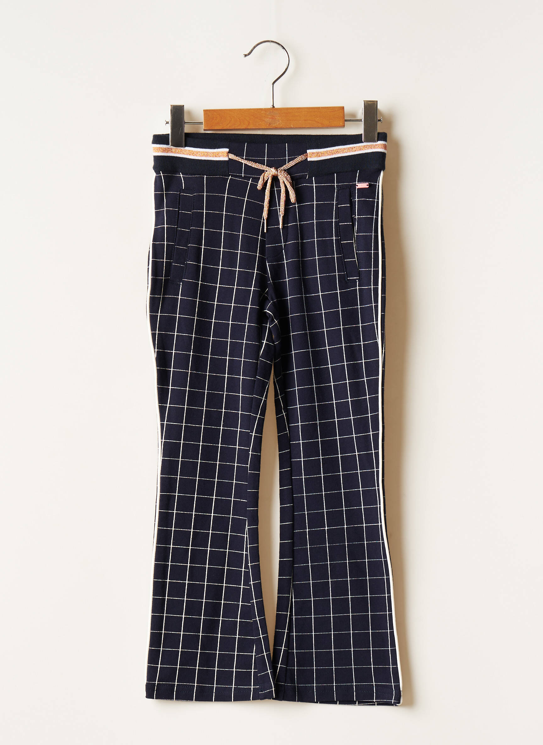 Nono Pantalons Flare Fille couleur bleu
