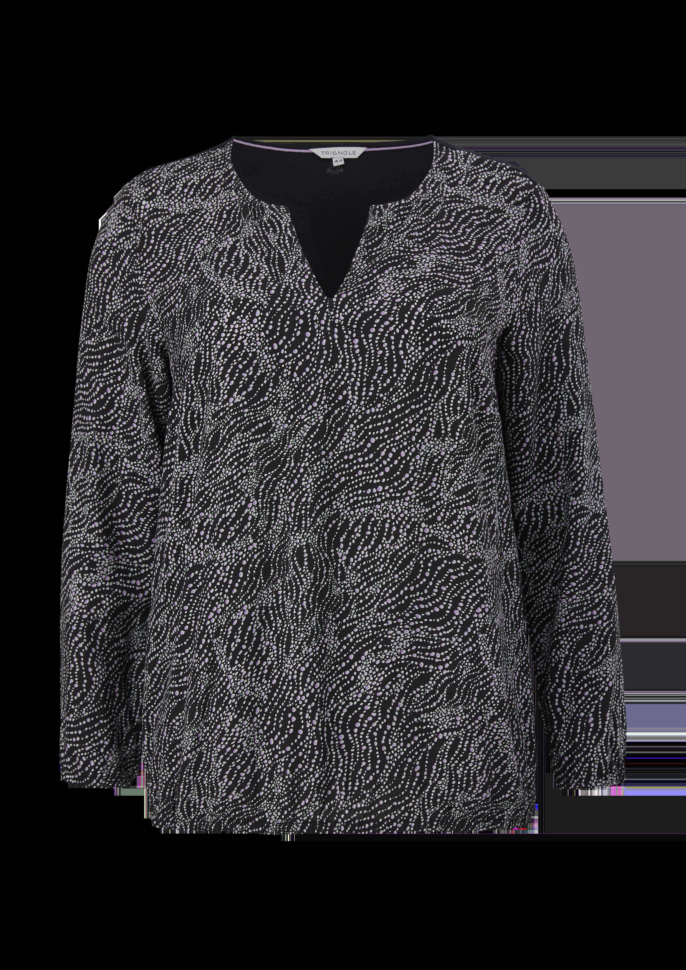 Blusenshirt im Materialmix  2126100-99A0