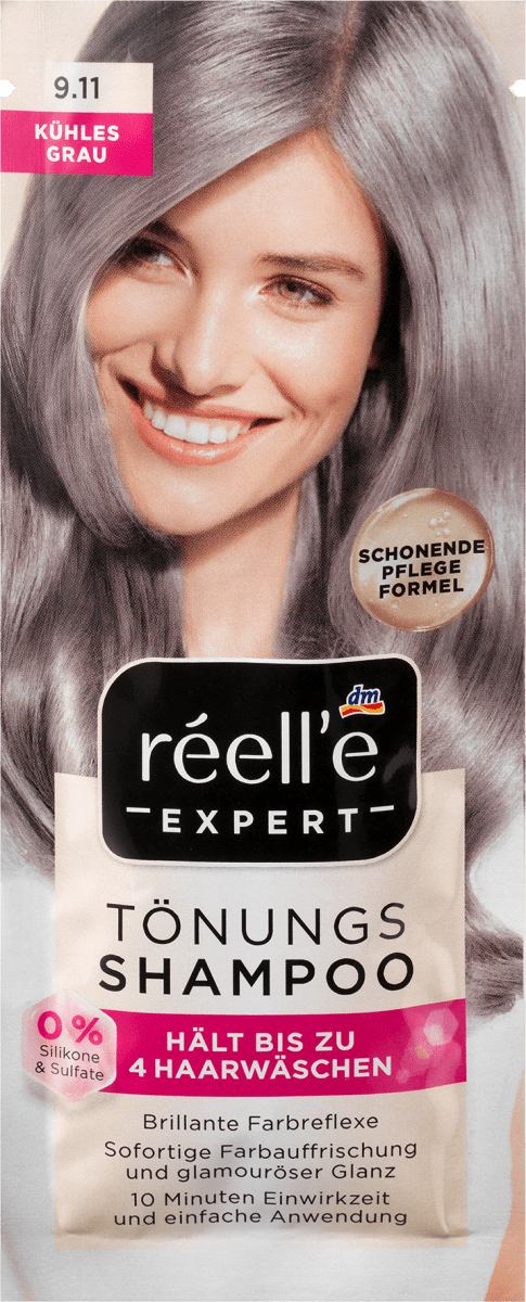 Tönungsshampoo 9.11 Kühles Grau, 25 ml