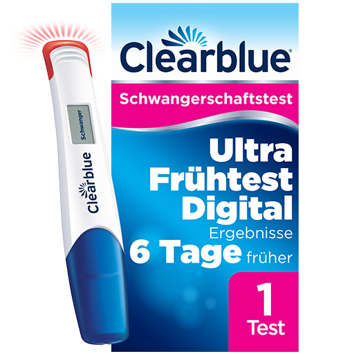 CLEARBLUE Schwangerschaftst.Ultra Frühtest digital  1 St  Test