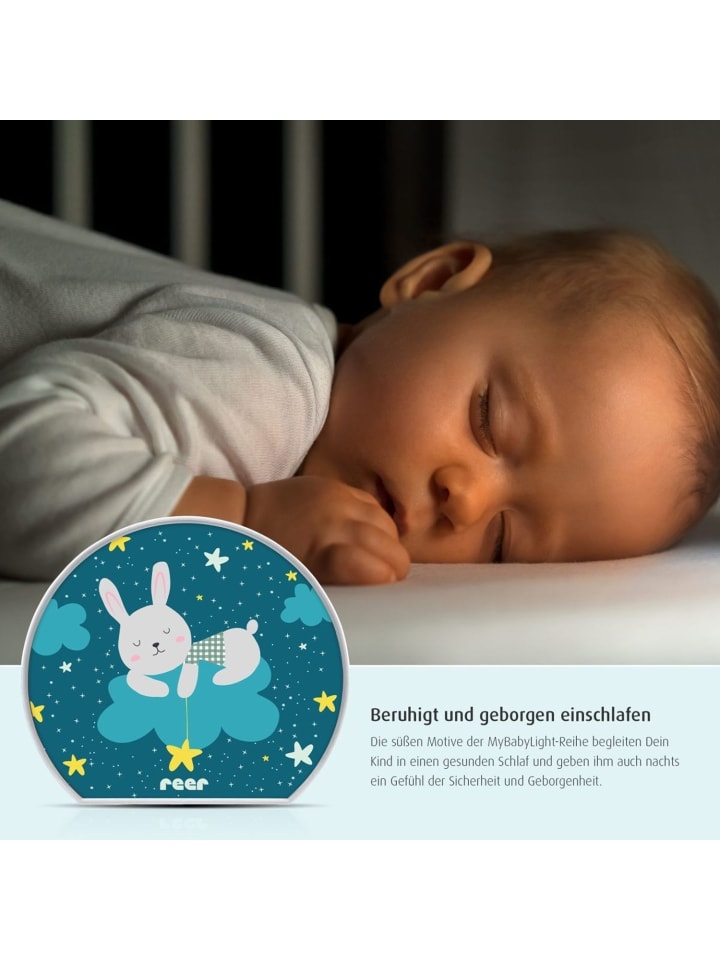 Reer MyBabyLight Beruhigungslicht Hase in Blau ab 0 Monate günstig kaufen onesize