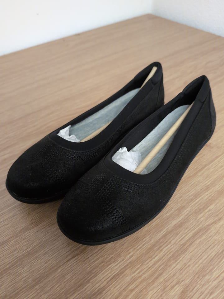 Clarks Ballerinas in Schwarz günstig kaufen 39,5