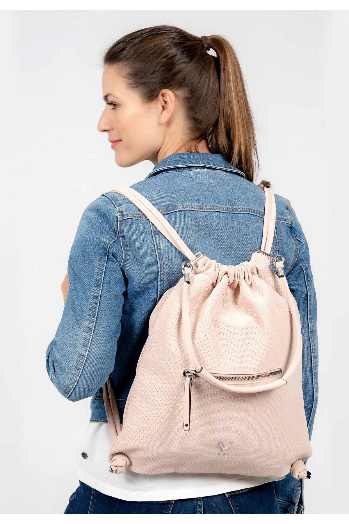 SURI FREY  Rucksack - Rosa - Unifarben
