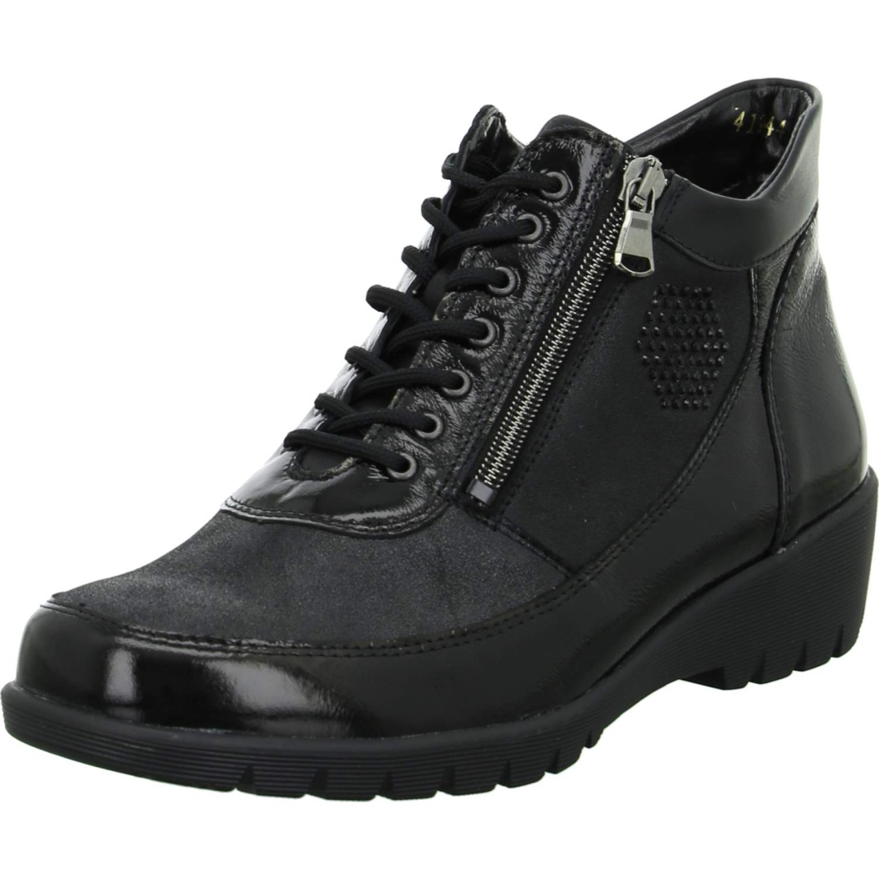 WALDLÄUFER Winterstiefel schwarz
