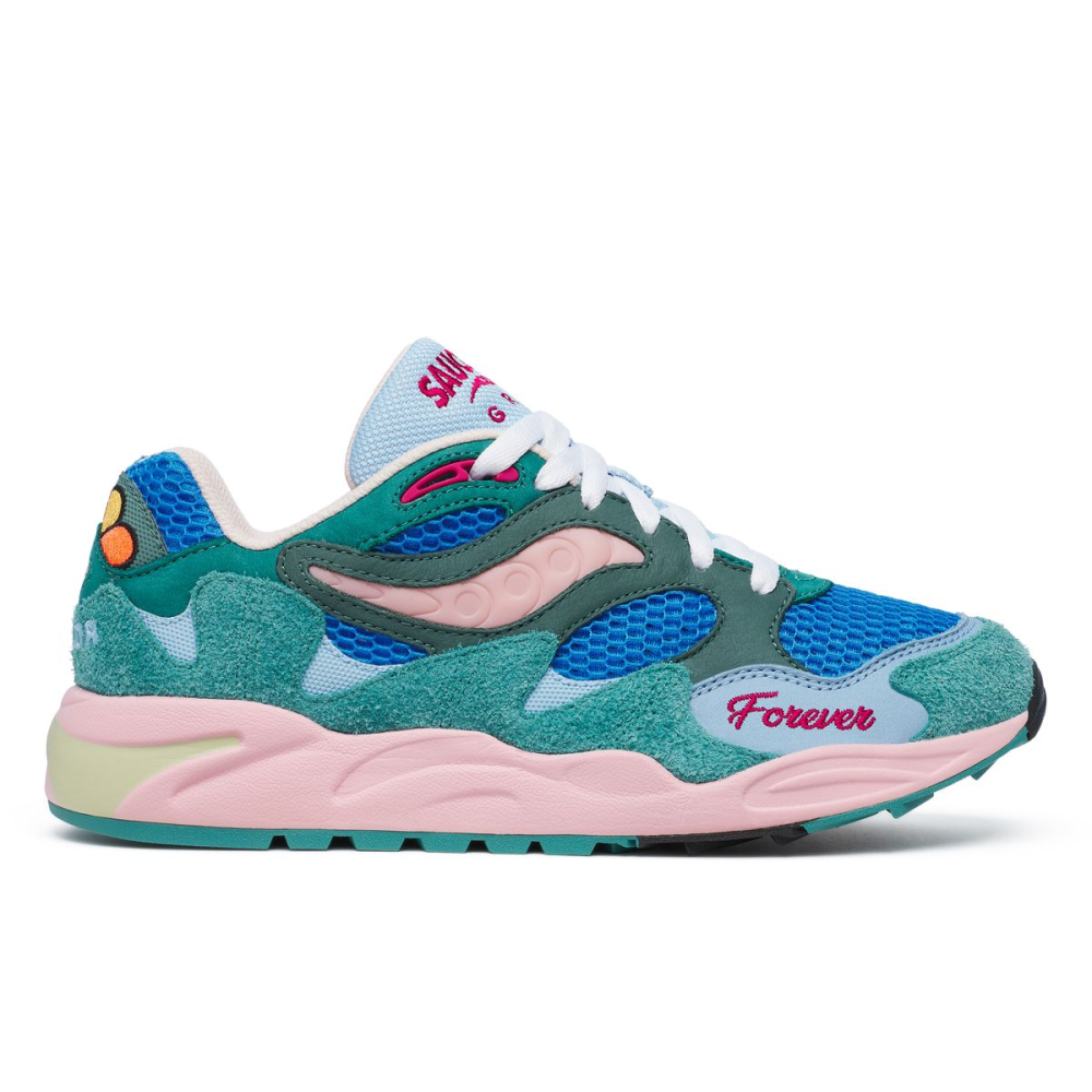 Saucony Jae Tips x Saucony Grid Shadow 2 Whats the Occasion? - Wear To A Date S70826-1 / blau