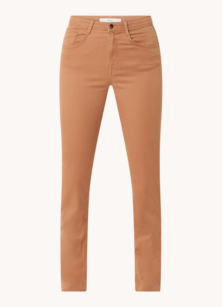 BRAX  Mary mid waist slim fit chino in lyocellblend met stretch