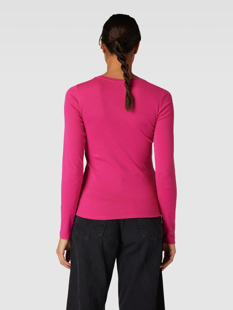 Longsleeve mit Rundhalsausschnitt in pink