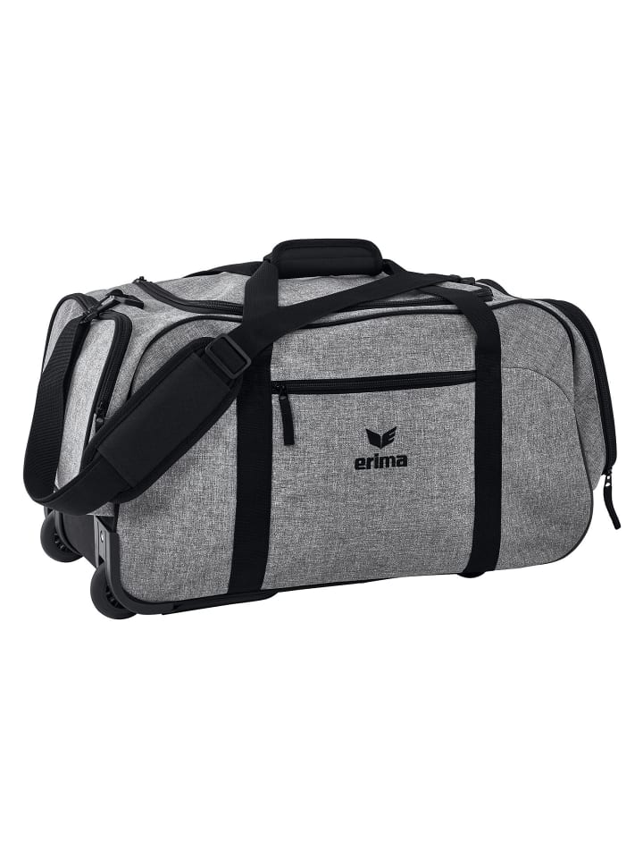 erima Travel Line Rollentasche in grau melange/schwarz günstig kaufen