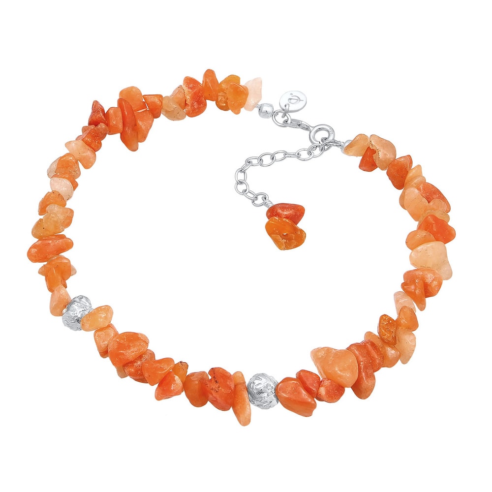 Elli PREMIUM Elli PREMIUM Bracelet de Cheville Femmes bracelet de cheville éclat nature avec d Bijoux