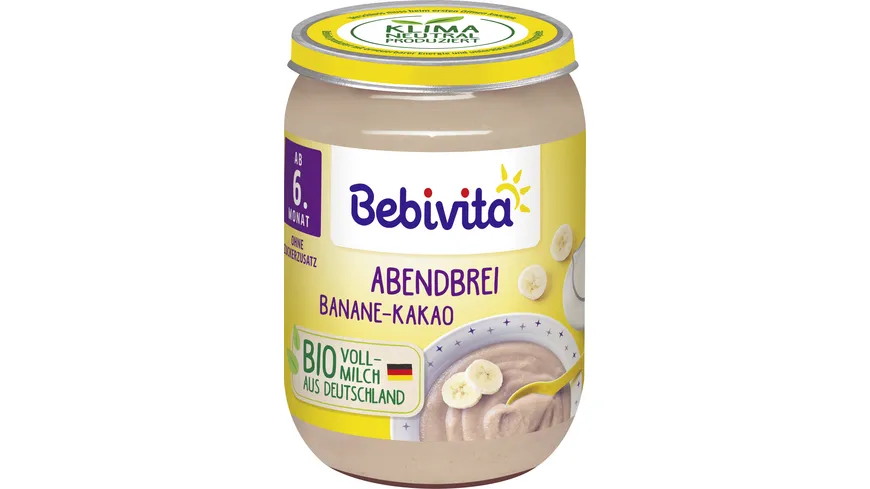 Bebivita Abendbrei Banane-Kakao 190 g
