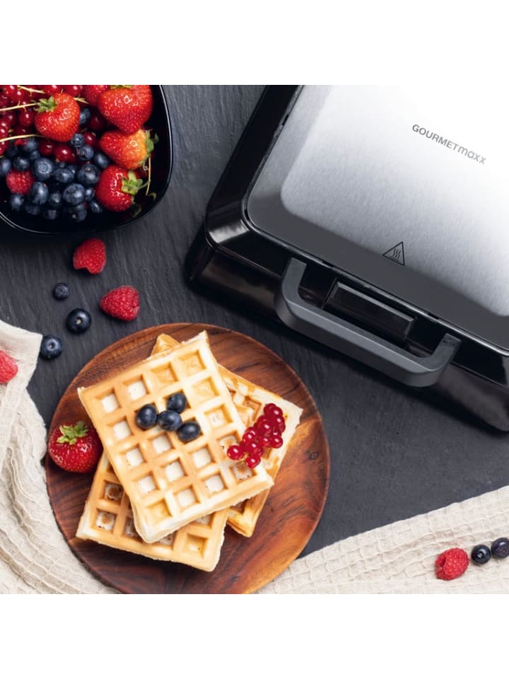 Gourmetmaxx GOURMETmaxx Waffeleisen für Belgische Waffeln - Schwarz günstig kaufen onesize