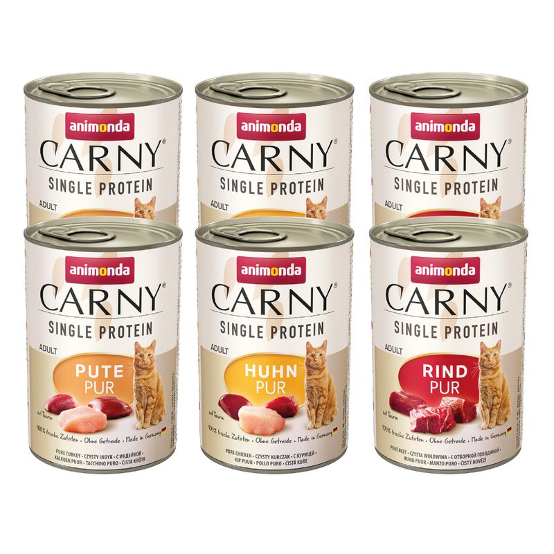 animonda Carny Single Protein Adult 6 x 400 g