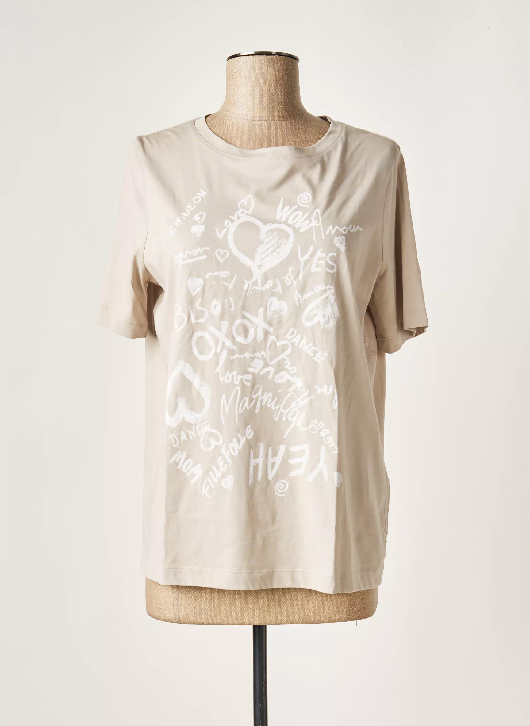 Luisa Cerano Tshirts Femme couleur beige