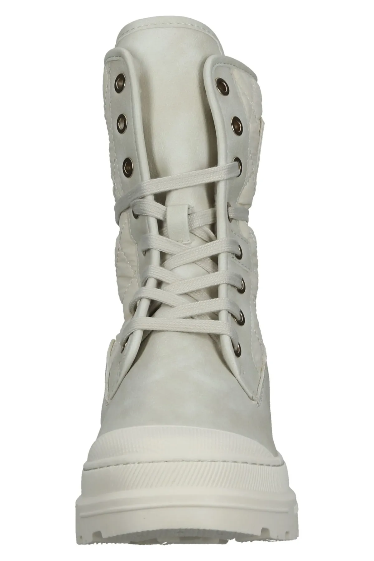 Mustang  Stiefelette - Grau - Blockabsatz
