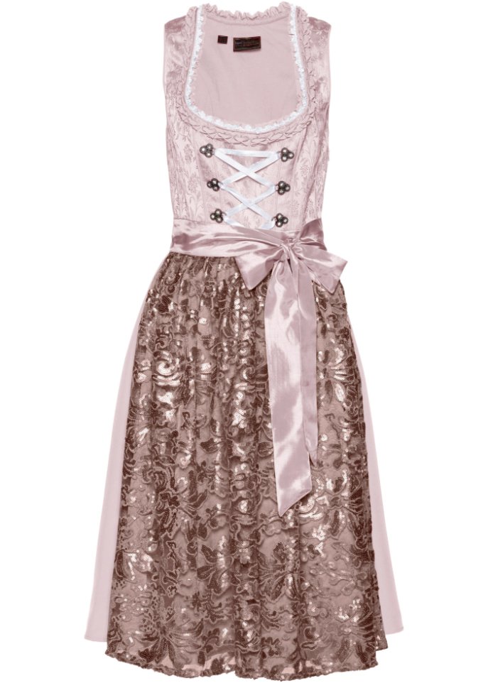 Dirndl mit Pailletten Schürze (2-tlg.Set)