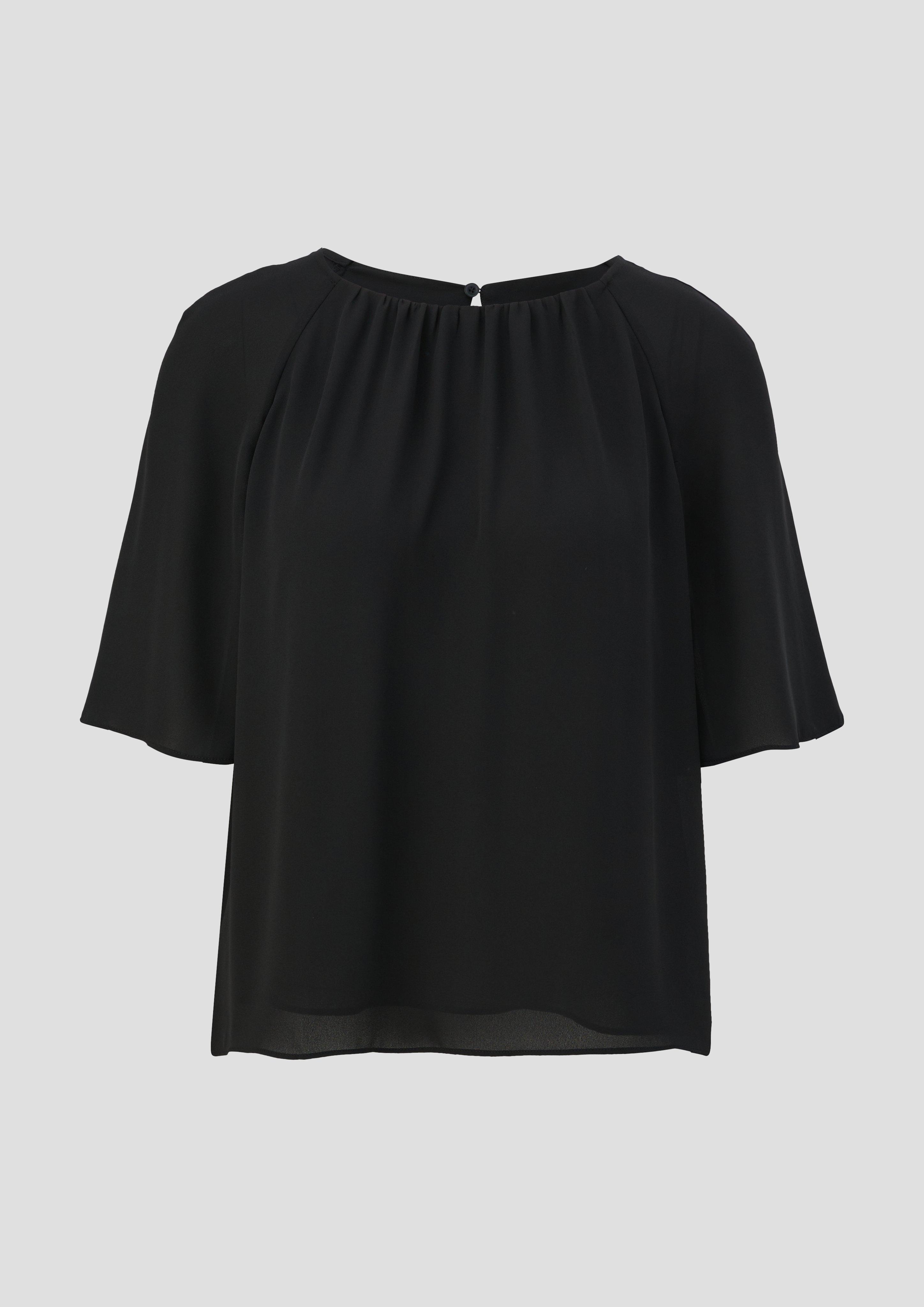 Chiffonbluse mit Raffung  2136088-9999