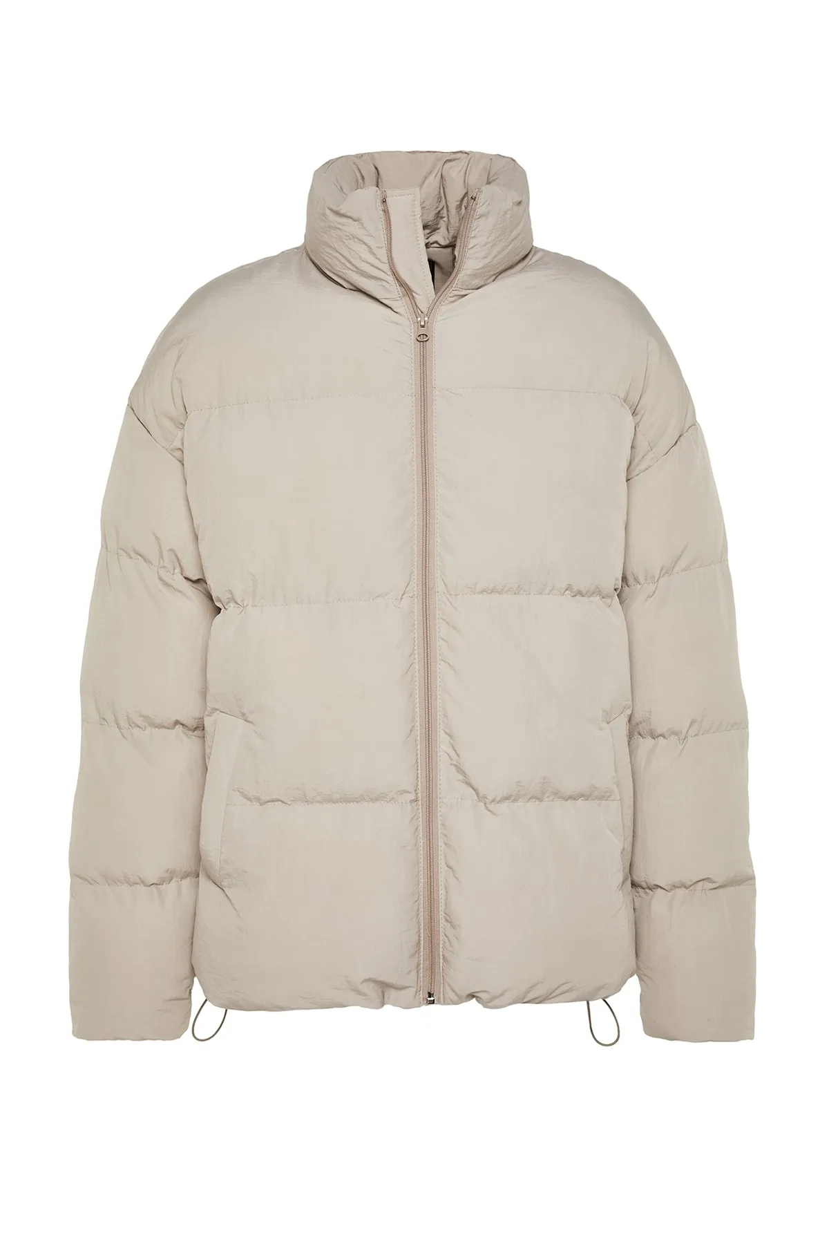 Trendyol Collection  Stone Unisex Oversize Fit Stehkragen Pufferjacke TMNAW24MO00003