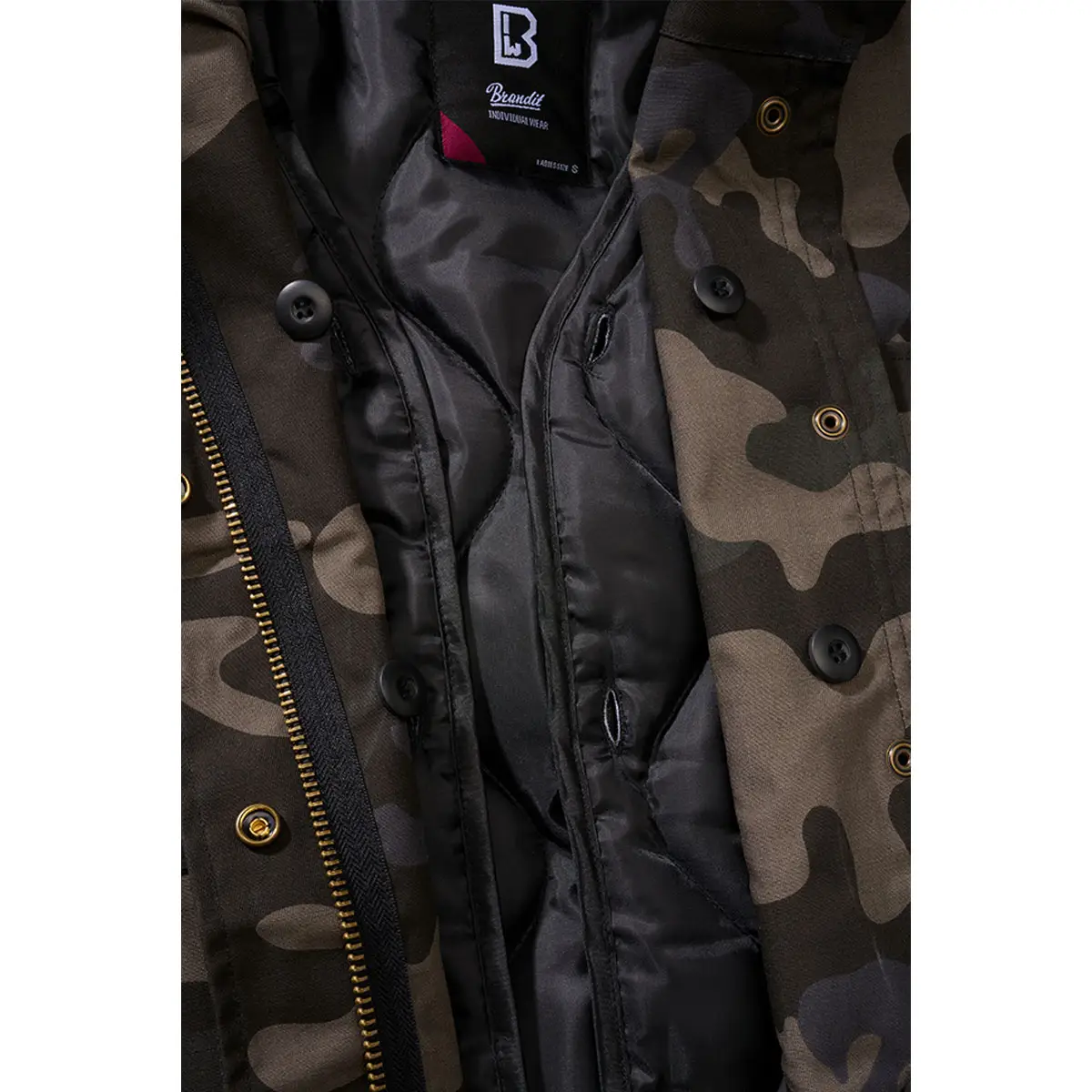 Ladies M65 Jacke mit Futter darkcamo